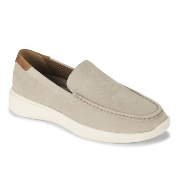 Baretraps Men S Brogan Rebound Slip-on Loafers - Beige Faux Leather - Picture 1 of 9